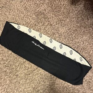 Harley-Davidson Black and Cream Logo infinity scarf